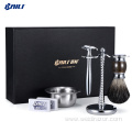 Shaving Kit With Bristle Beard Shaving Brush